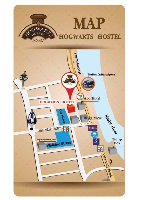 Hogwortz Hostel Krabi town Εξωτερικό φωτογραφία